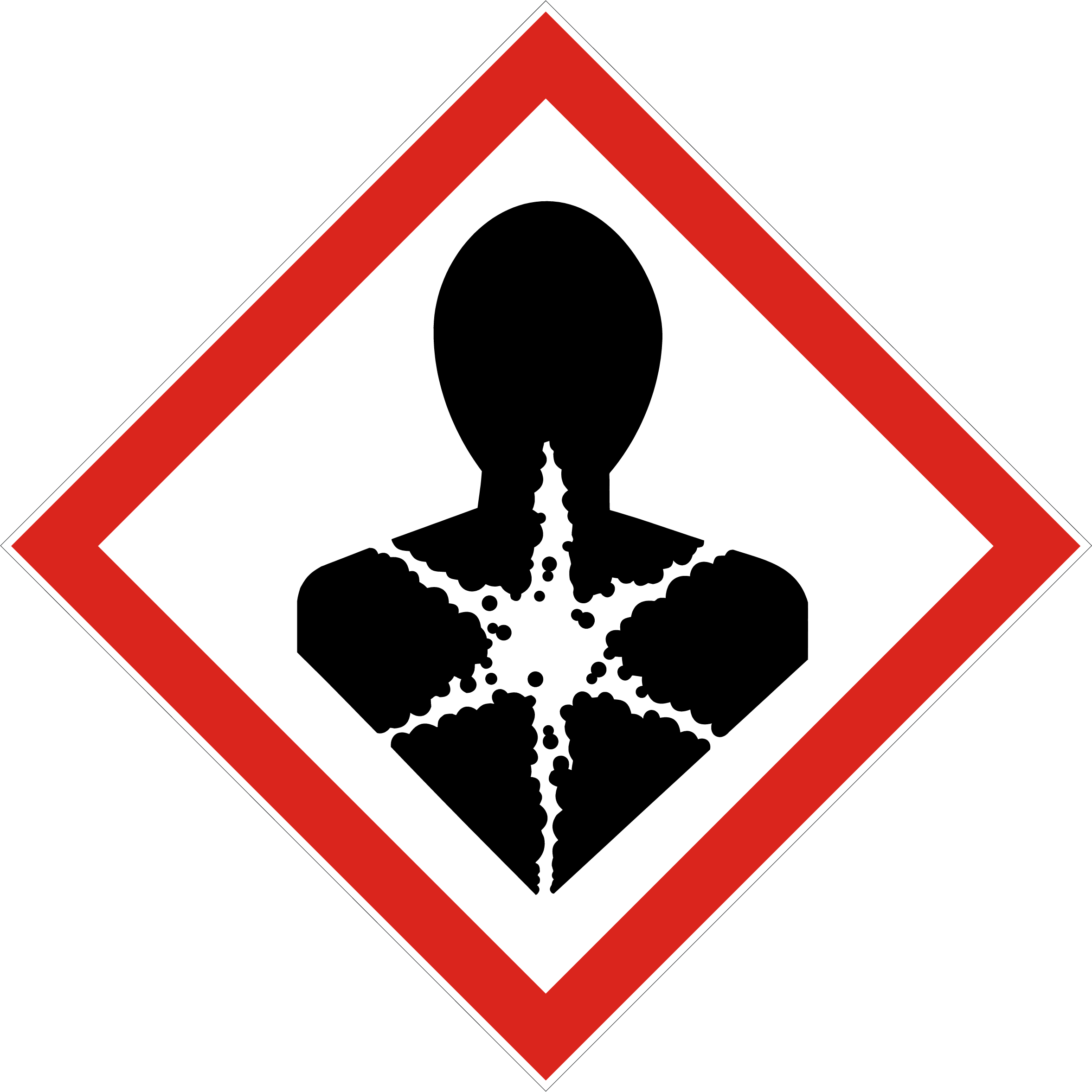 GHS08: Gesundheitsgefahr (Langzeitwirkung) GHS08 Gesundheitsgefahr
